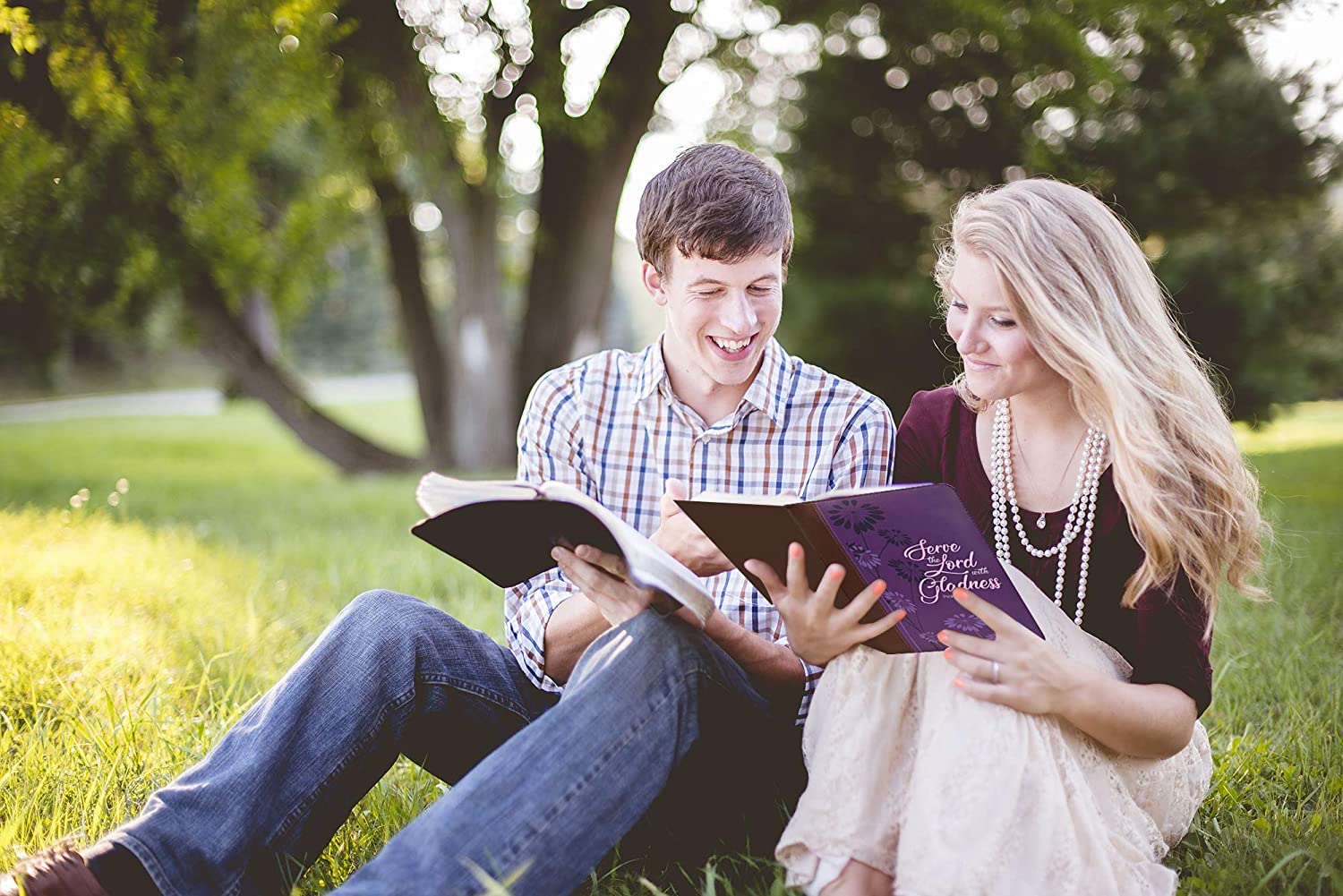 Women's Bible Cover , “Serve The Lord with Gladness- Psalm 100:2"