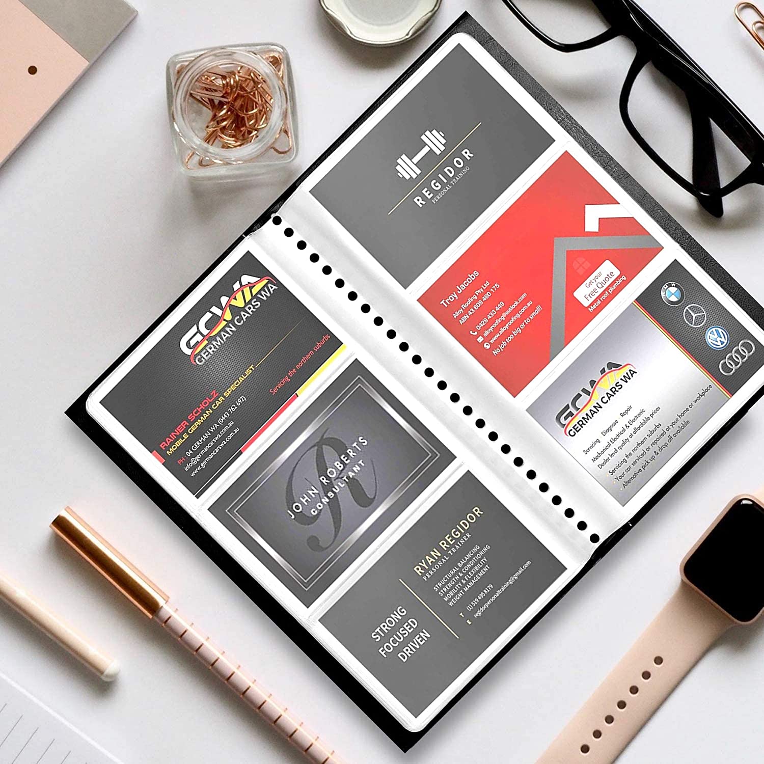 Business card organizer